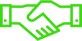 Hands image symbolizing customer care in trash bin cleaning services.